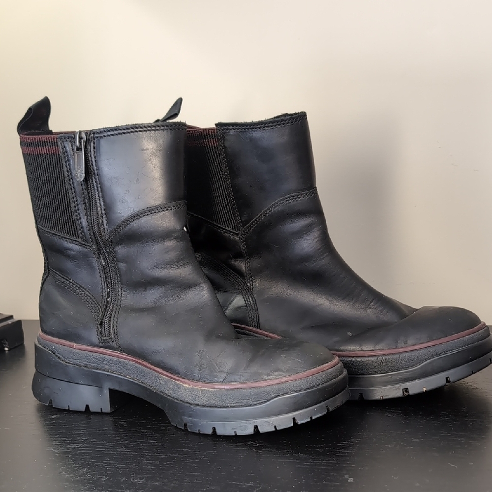 Timberland Women's Malynn Waterproof Side Zip Boots Size 8 - Picture 2 of 9
